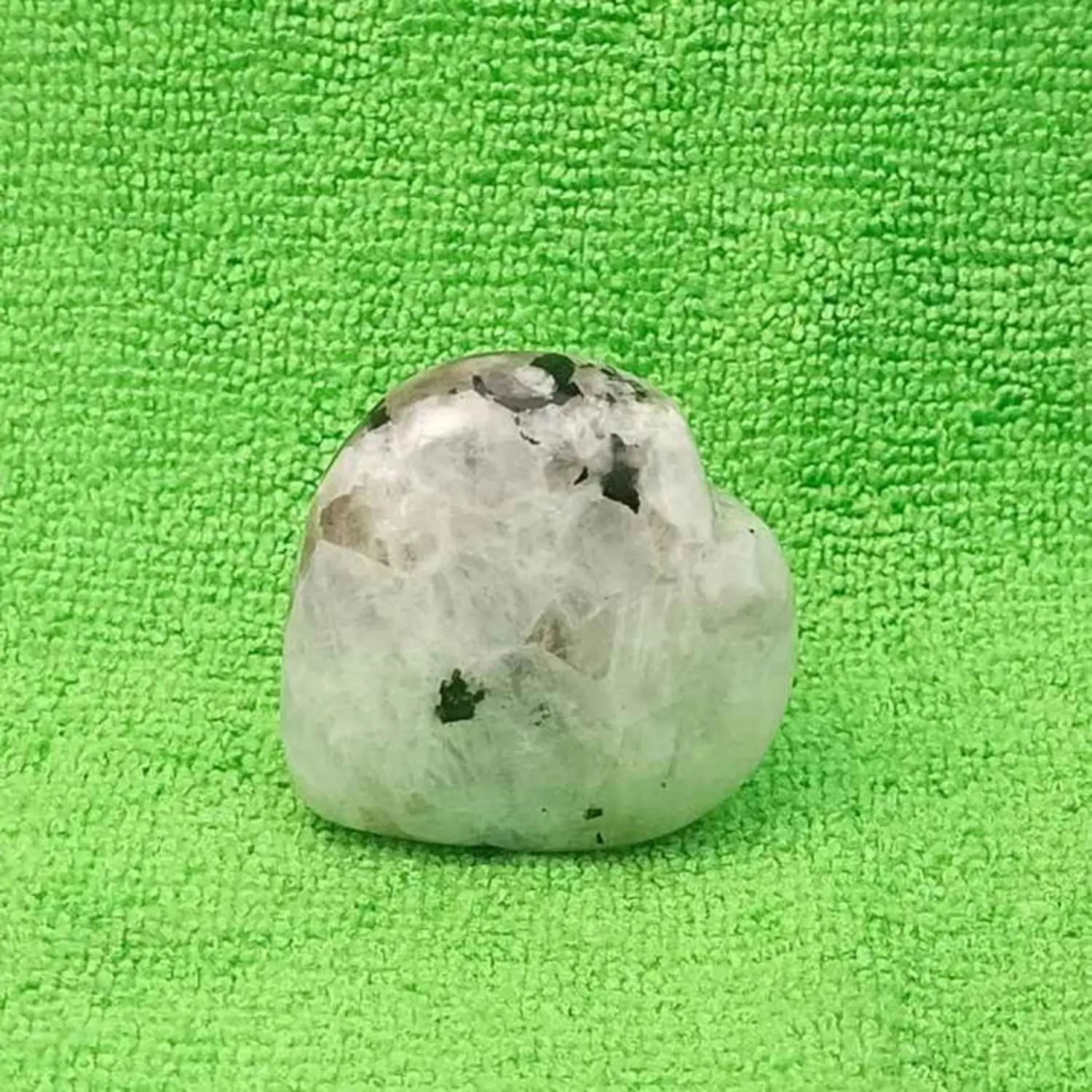 Rainbow Moonstone Healing Crystal Heart Stone - To Get Success - Image 5