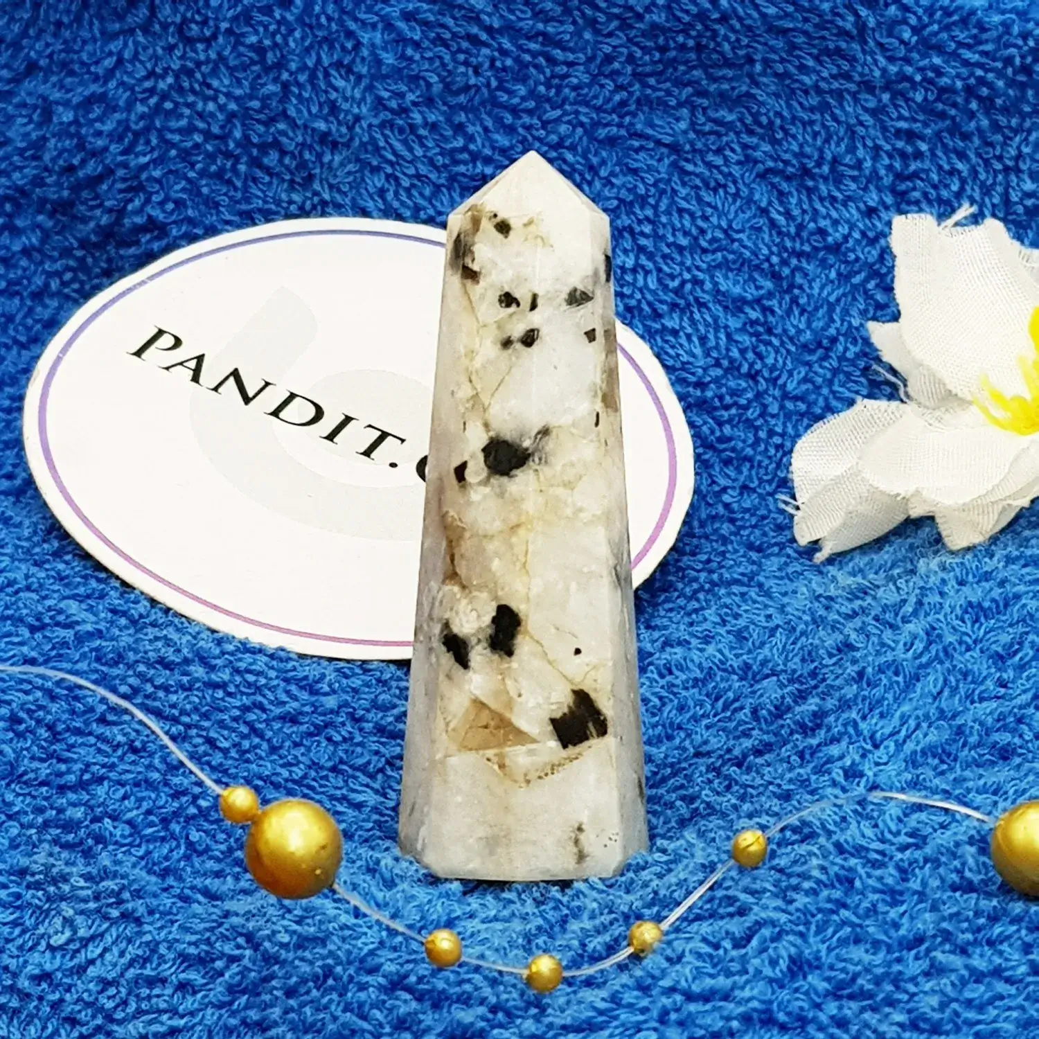 Rainbow Moonstone Pencil Tower Point - Image 2
