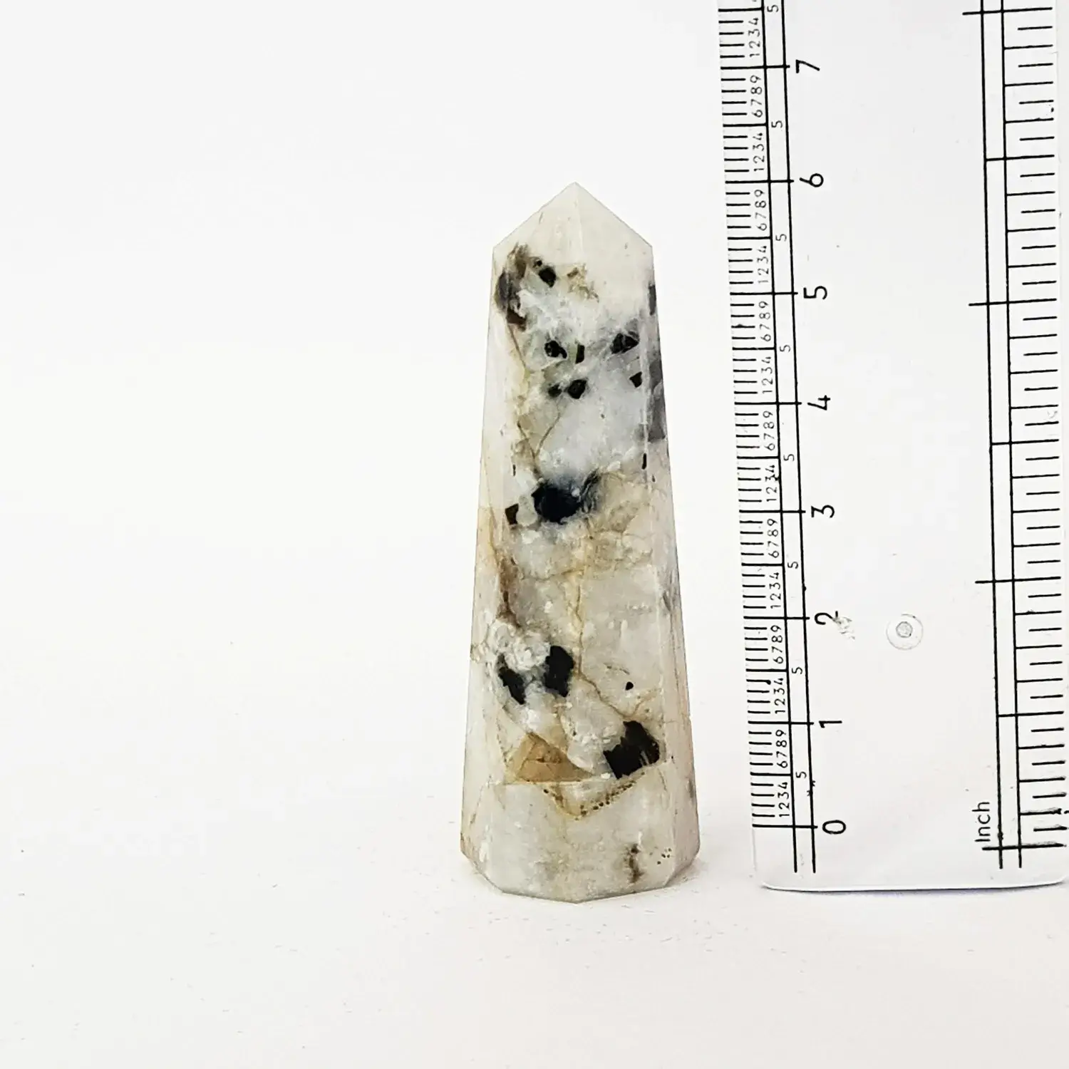 Rainbow Moonstone Pencil Tower Point - Image 5