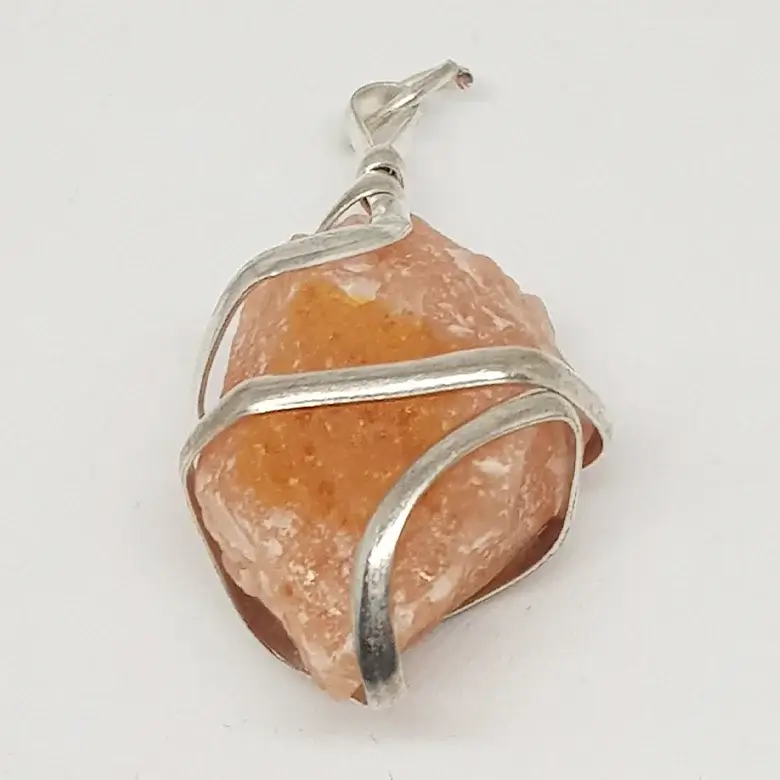 Red Aventurine Spiral Pendant - Image 4