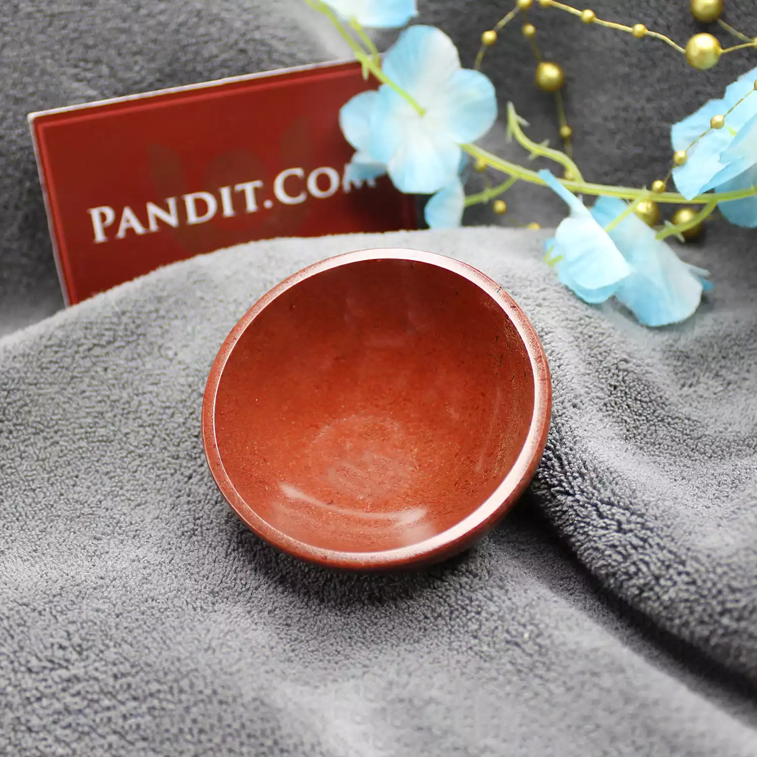 Red Jasper Bowl - To Boost Vitality & Provide Grounding Energy