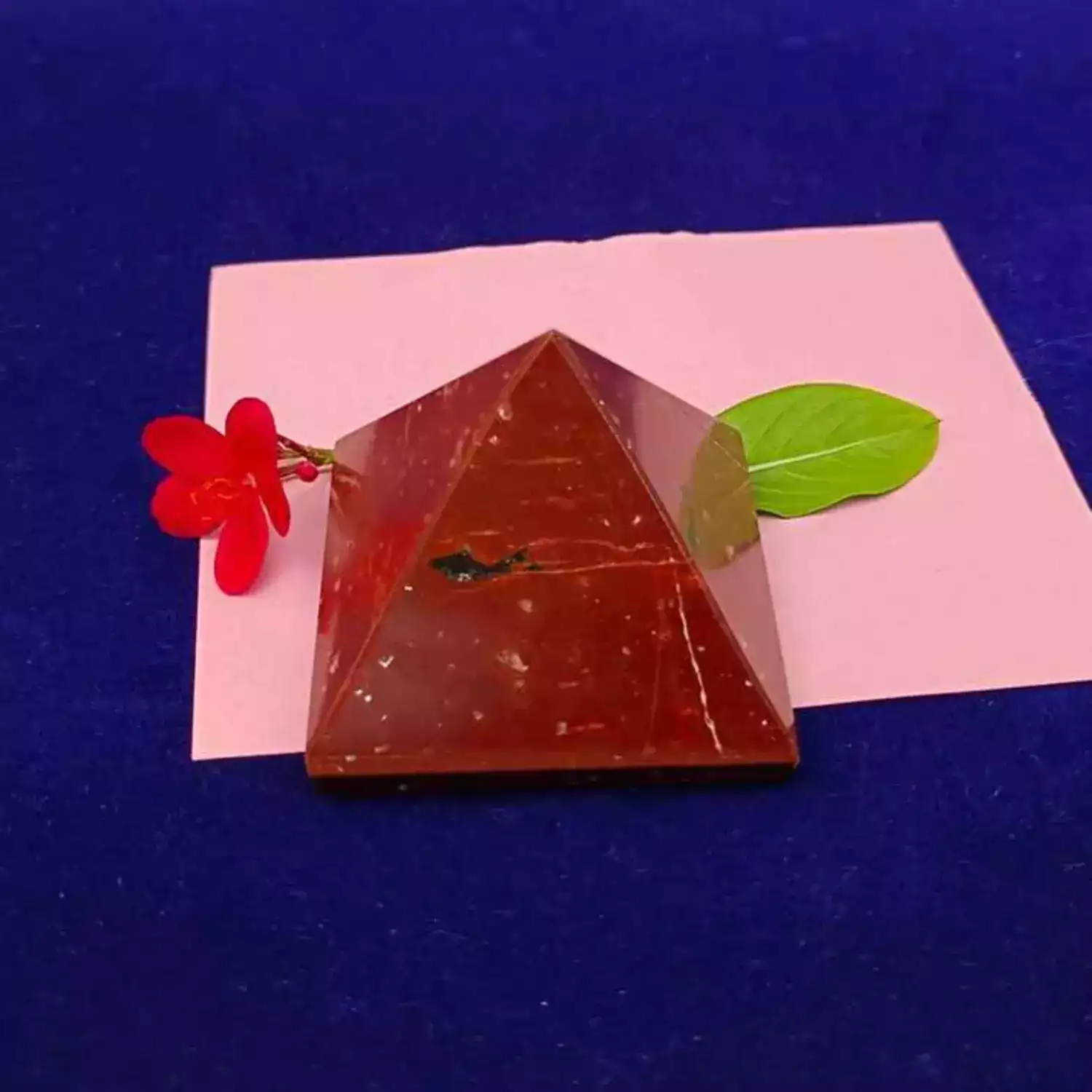 Red Jasper Crystal Pyramid - Image 4