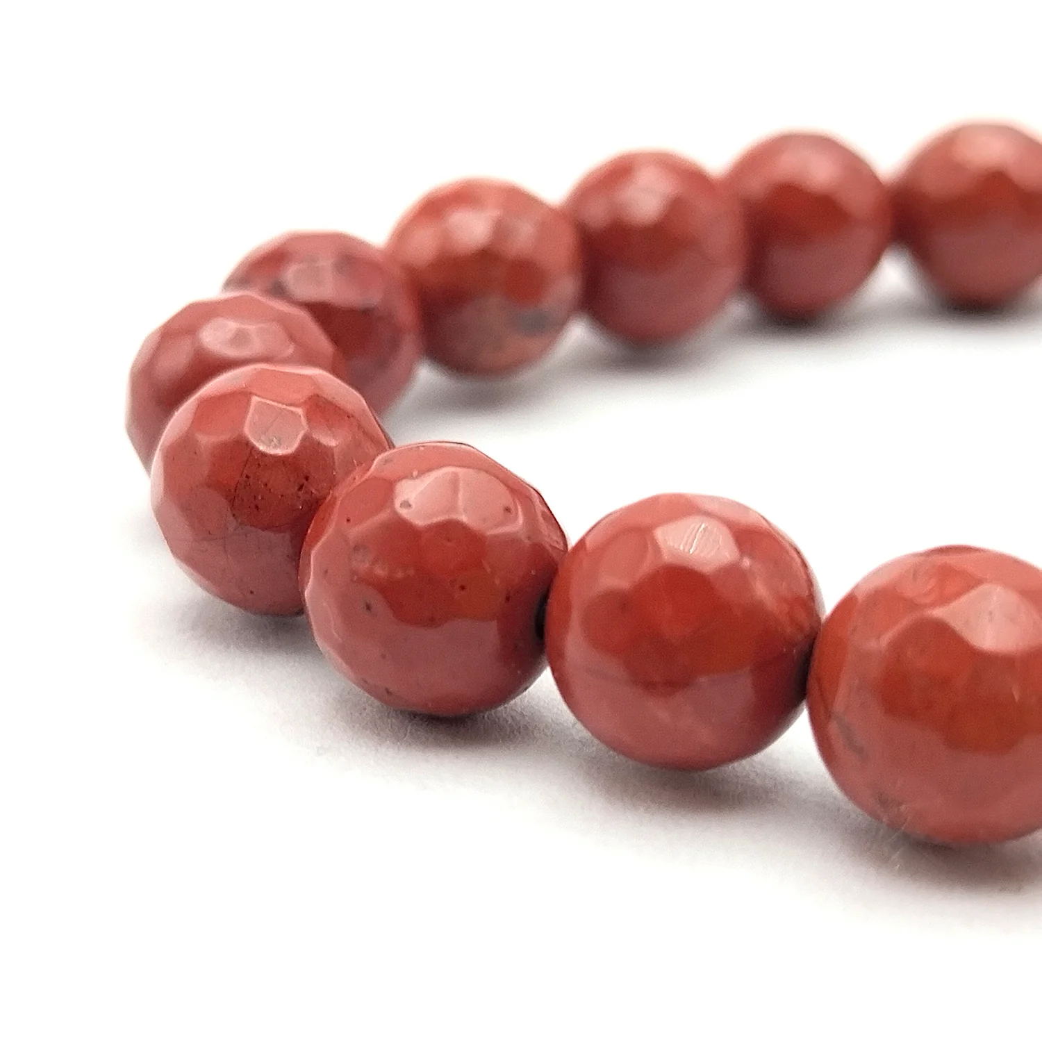 Red Jasper Diamond Cut Bracelet - To Control Emotion & Senses - Image 6