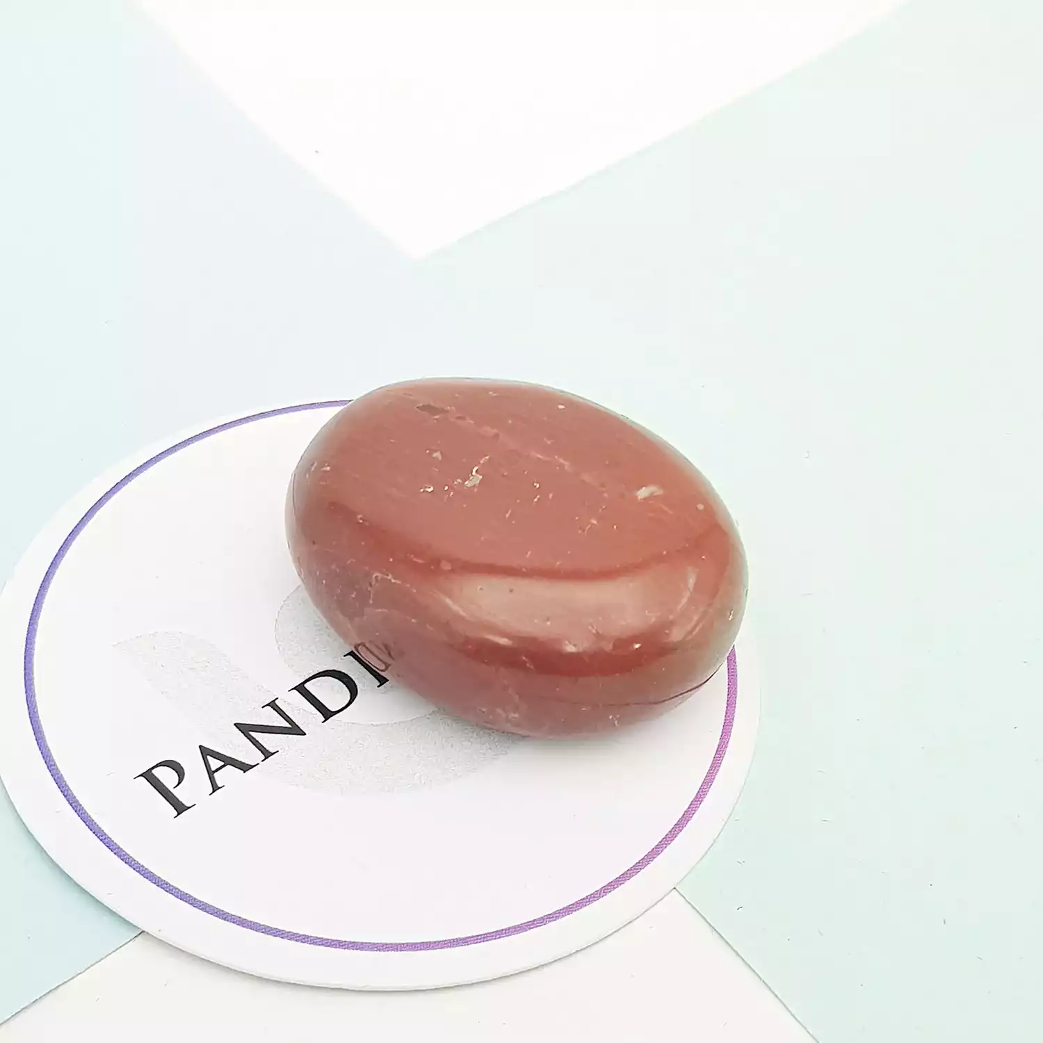 Red Jasper Healing Crystal Palm Stone - Image 4