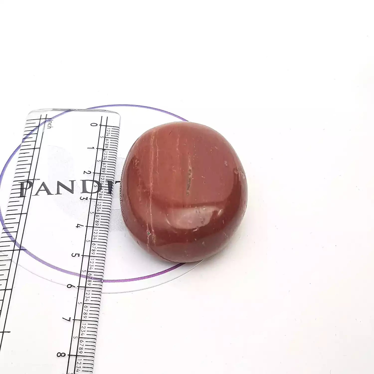 Red Jasper Healing Crystal Palm Stone - Image 5