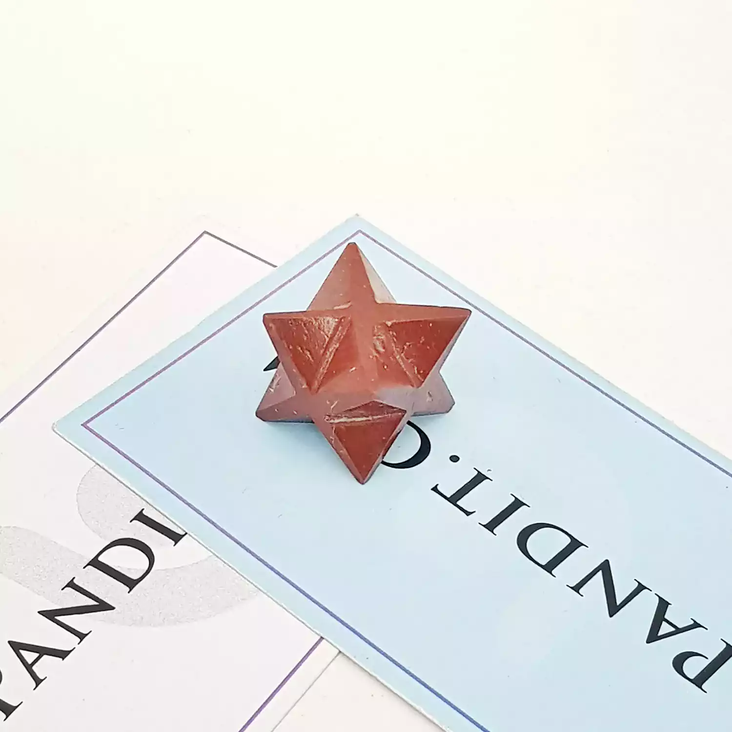 Red Jasper Merkaba Star - For Personal Strength & Protection - Image 3