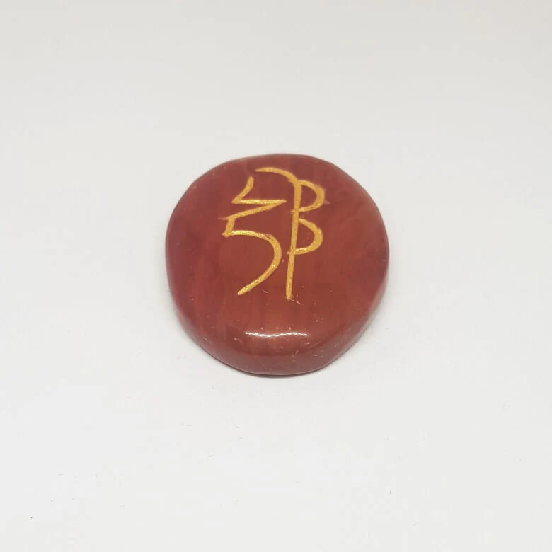 Red Jasper Reiki Symbol Healing Stones Set - For Motivation - Image 5