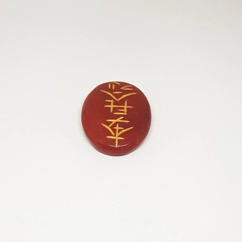 Red Jasper Reiki Symbol Healing Stones Set - For Motivation - Image 6