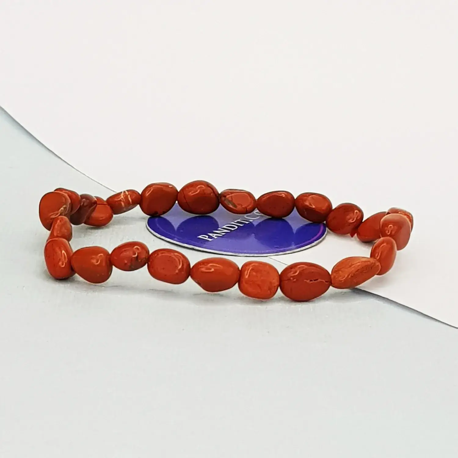 Red Jasper Tumble Bracelet - For Material Gains and Success - Image 3