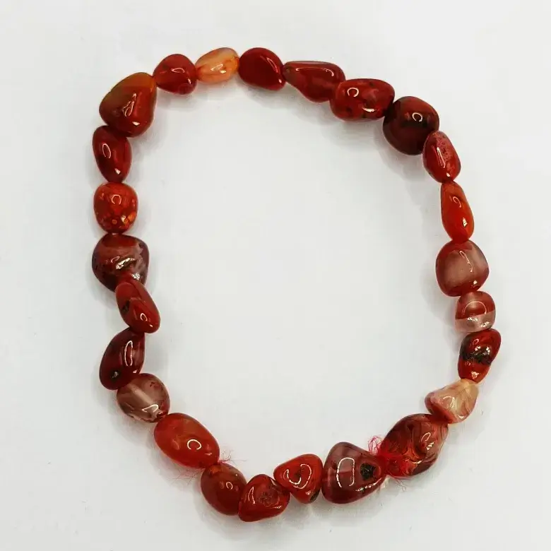 Red Jasper Tumble Bracelet - For Material Gains and Success - Image 5