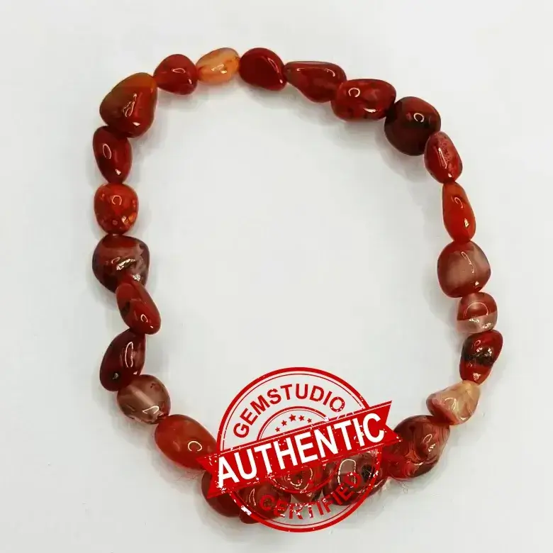 Red Jasper Tumble Bracelet - For Material Gains and Success - Image 6