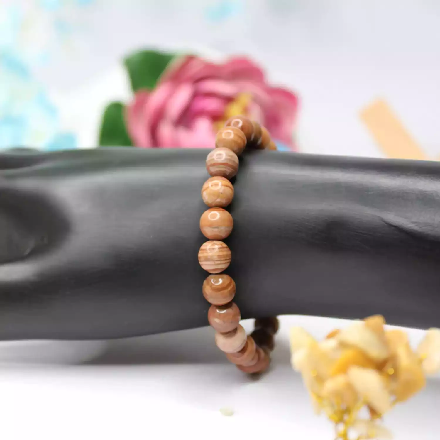 Red Line Jasper Bracelet - For a Balanced and Inspiring life - Image 4