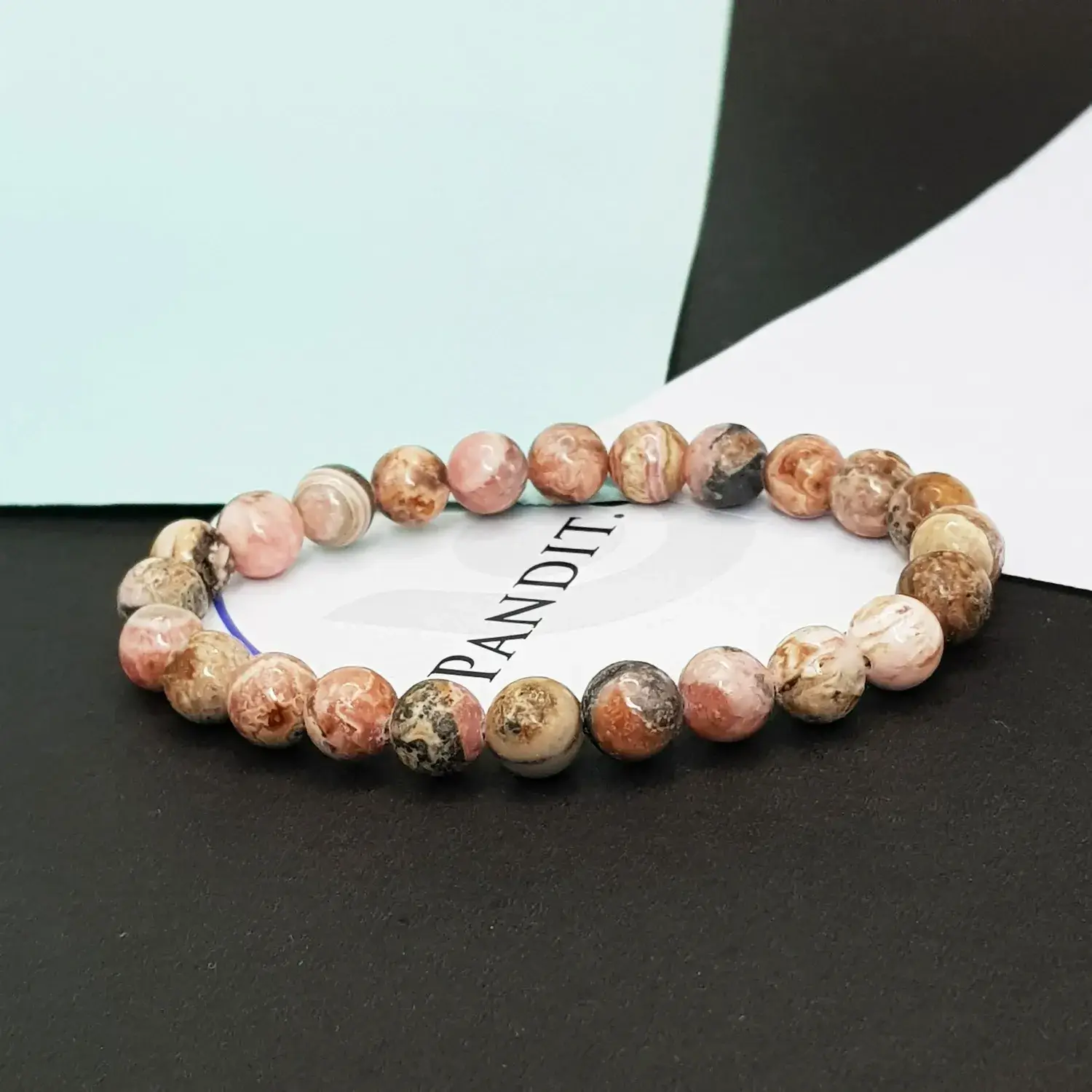 Rhodochrosite Bracelet - To Heal Love Life and Bring Luck - Image 3