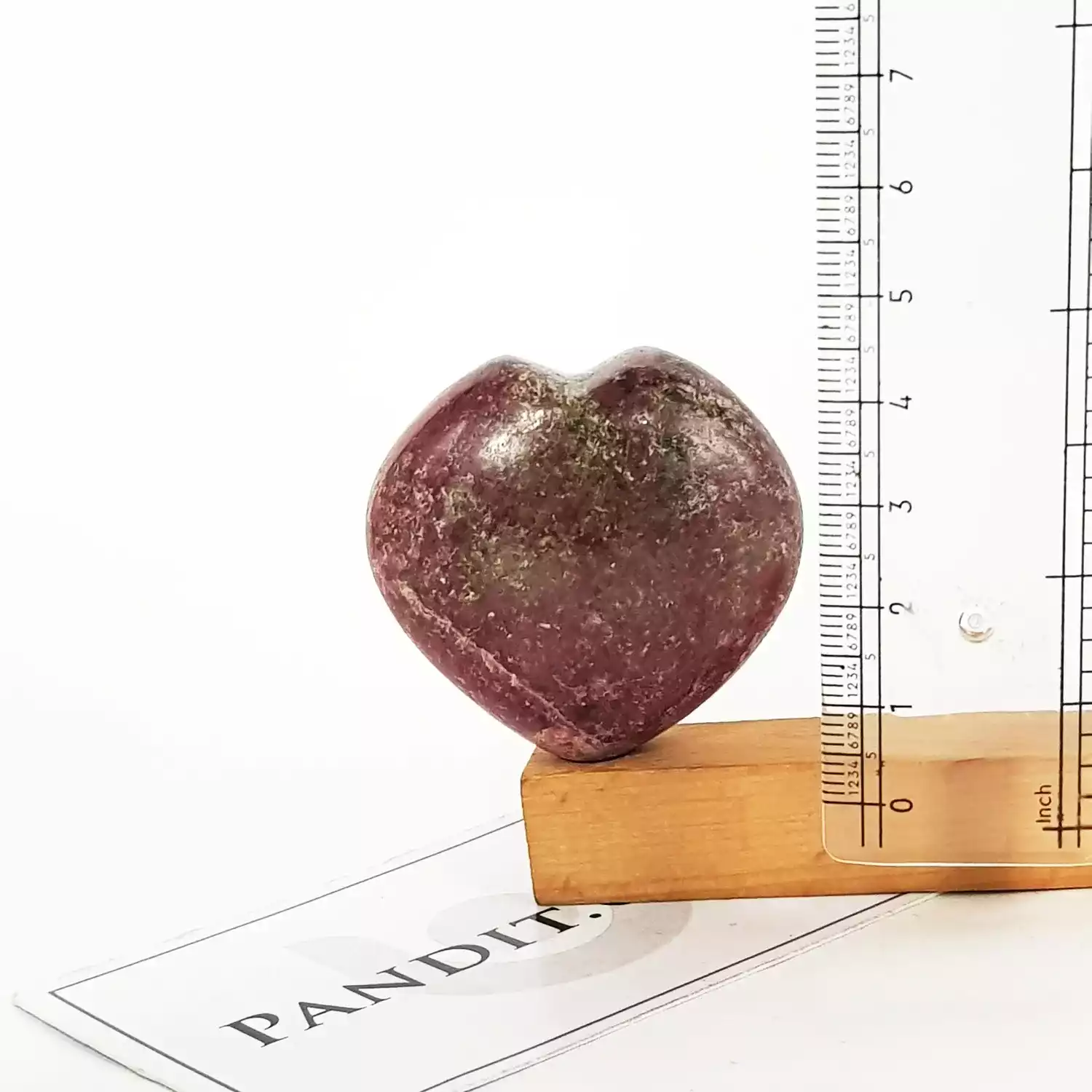 Rhodonite Healing Crystal Heart Stone - Balance Emotions - Image 3