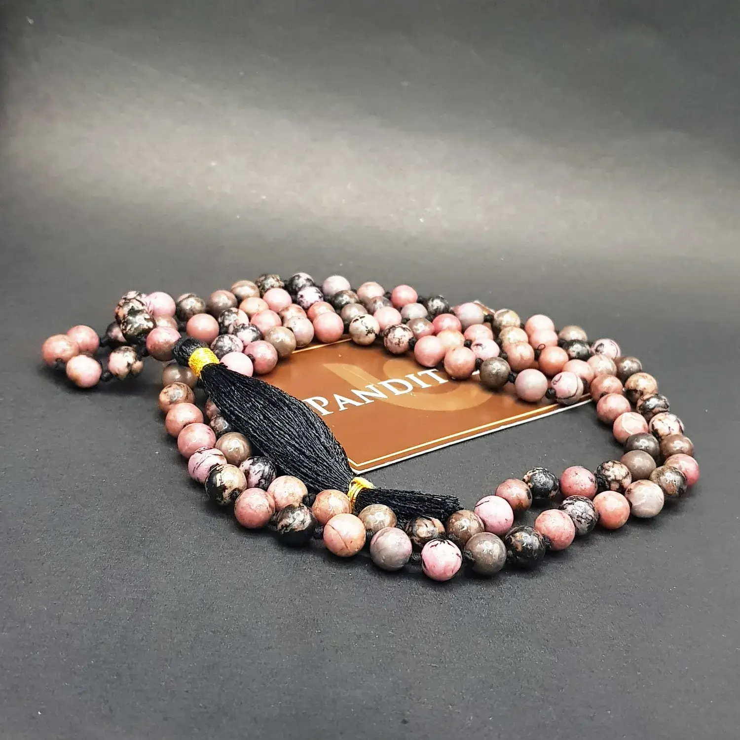 Rhodonite Mala - To Attract the Love of Dream & Calm Anxiety - Image 3
