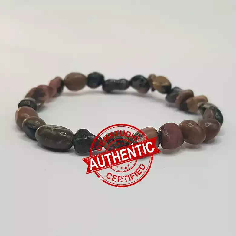 Rhodonite Tumble Bracelet - To Solve Love Problems & Breakups - Image 5