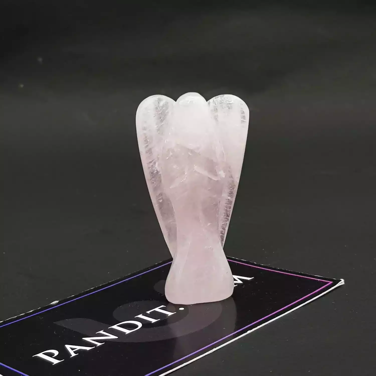 Rose Quartz Crystal Angel - For Compassion & Emotional Healing - Image 3