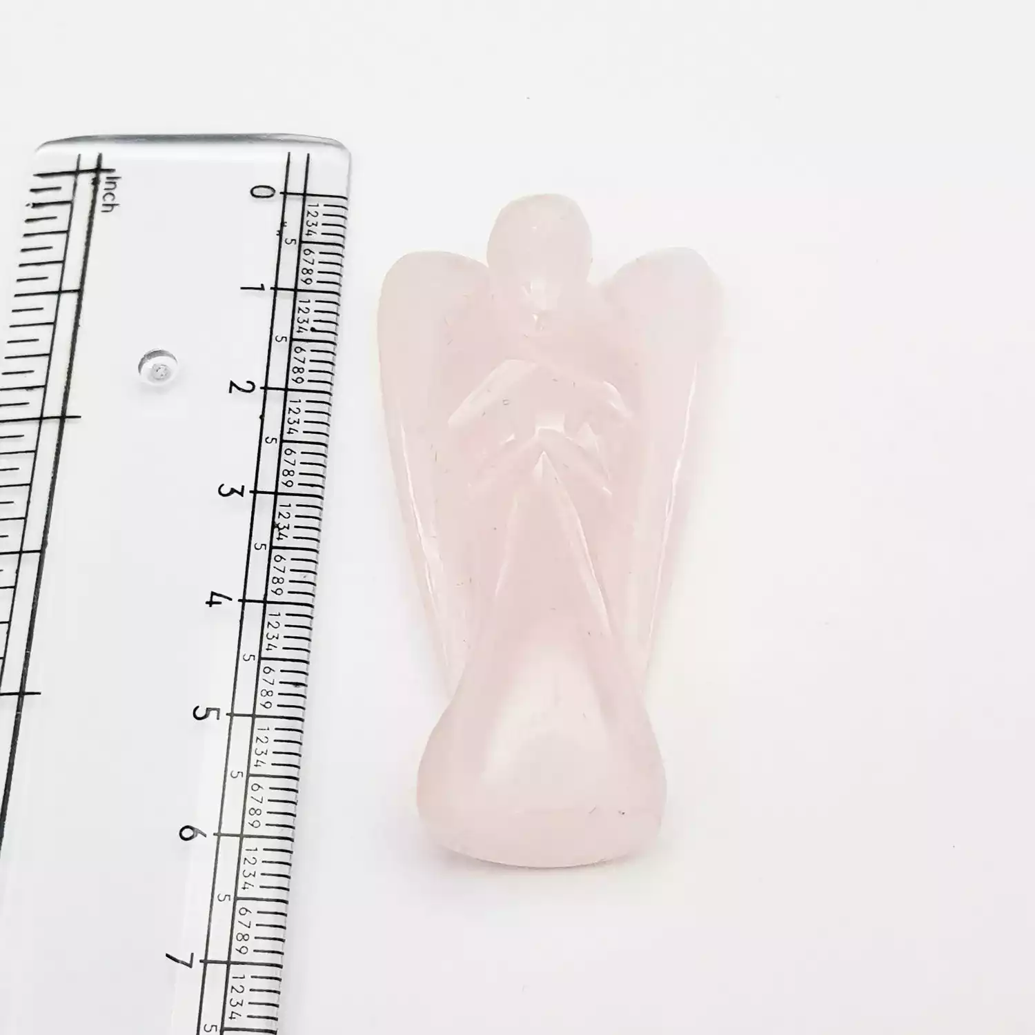 Rose Quartz Crystal Angel - For Compassion & Emotional Healing - Image 4
