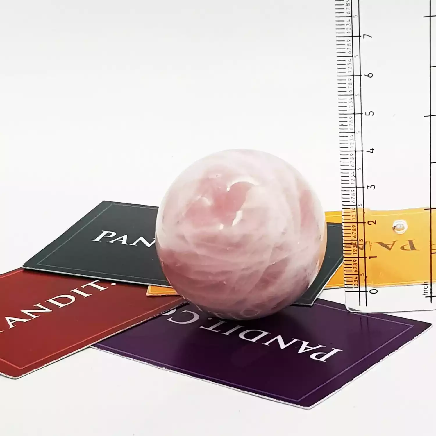 Rose Quartz Crystal Ball - To Encourage Self-Acceptance - Image 3