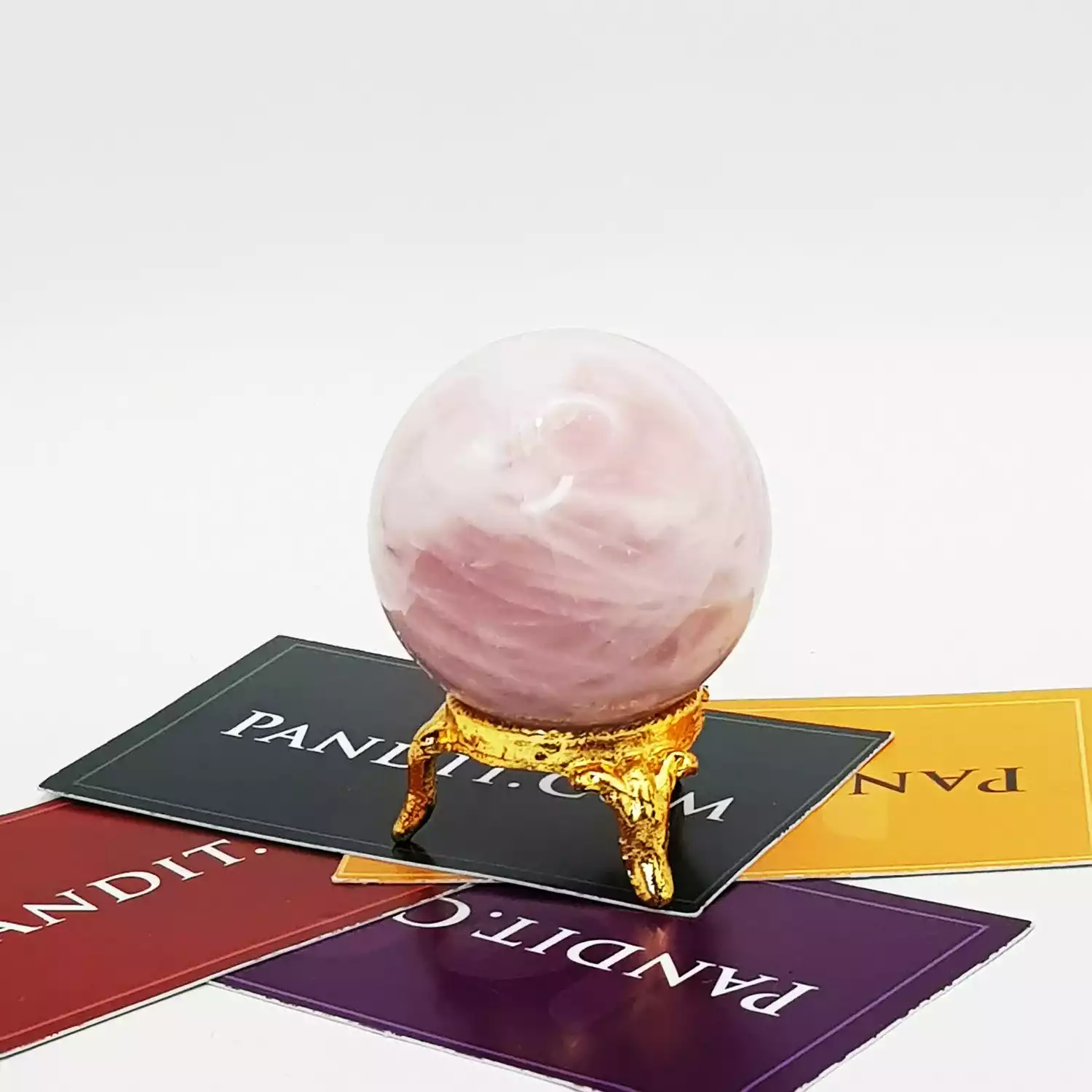 Rose Quartz Crystal Ball - To Encourage Self-Acceptance - Image 4