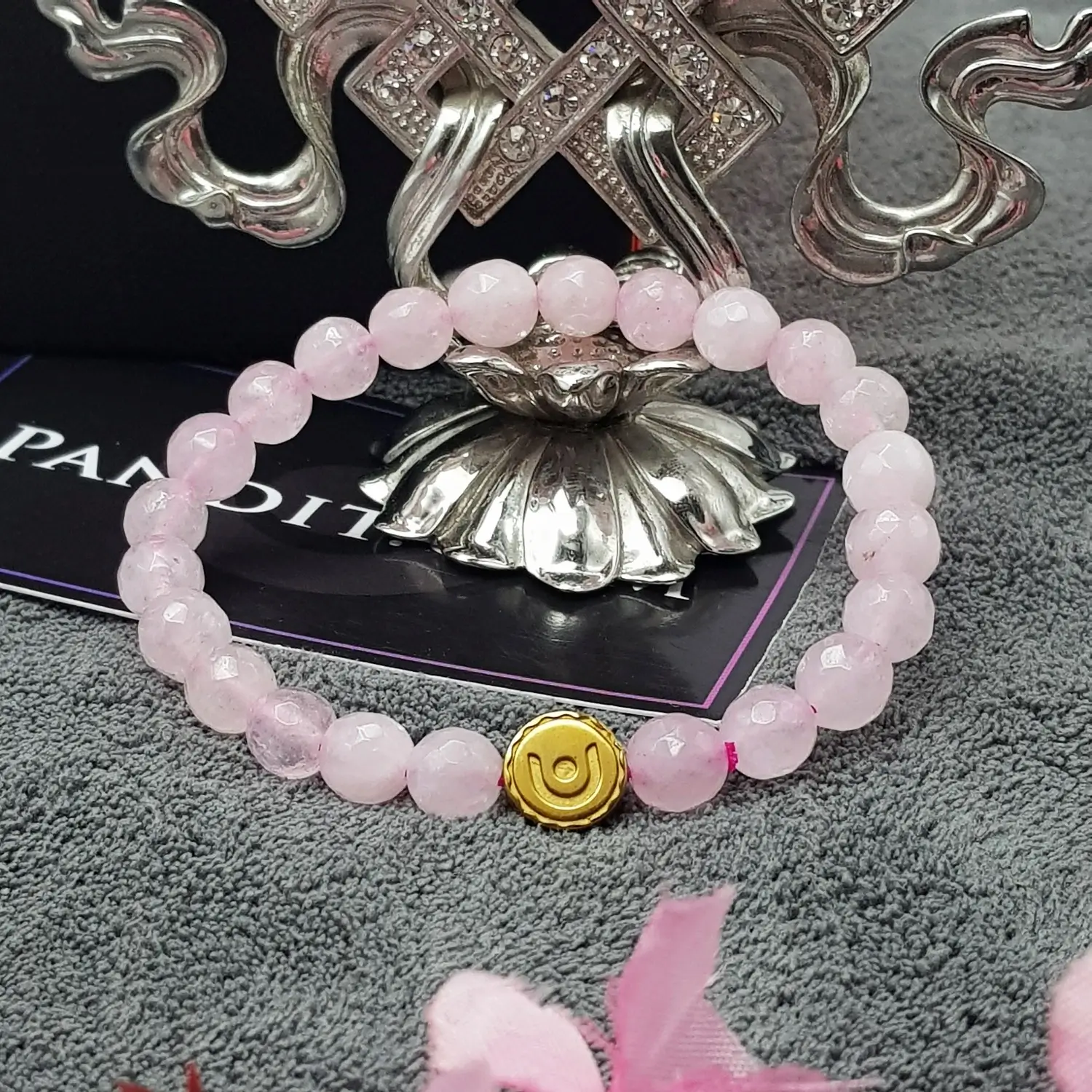 Rose Quartz Diamond Cut Bracelet - To Bring Love to Life