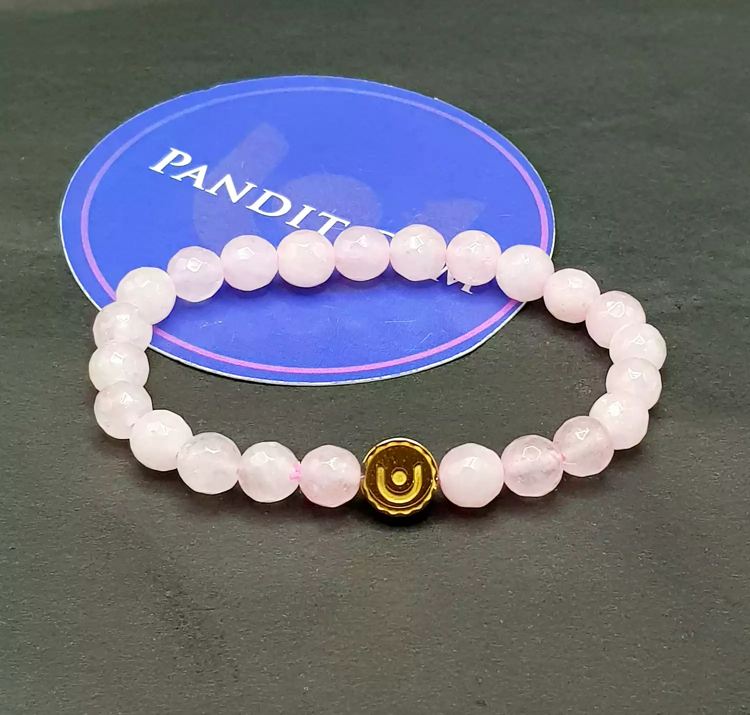 Rose Quartz Diamond Cut Bracelet - To Bring Love to Life - Image 4