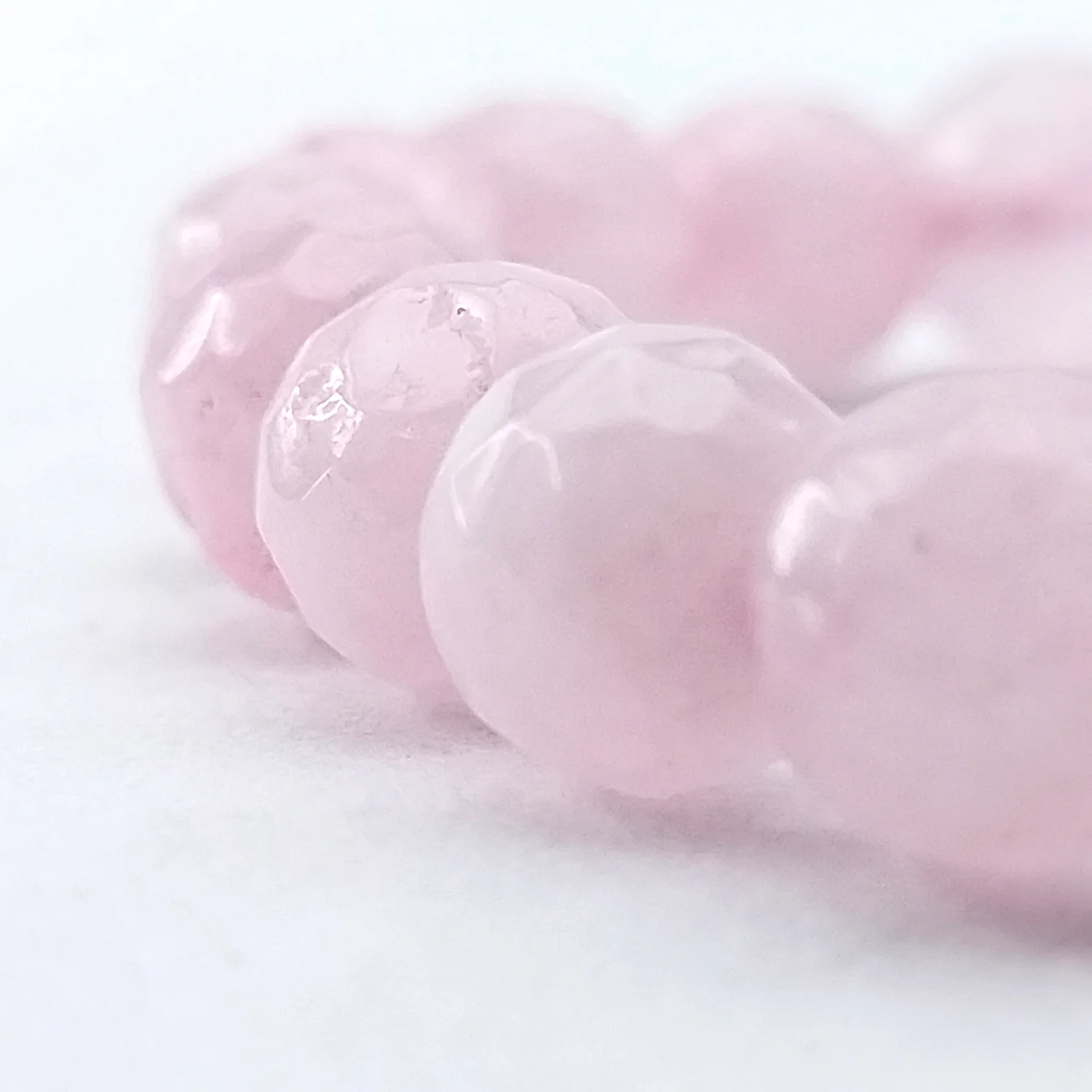 Rose Quartz Diamond Cut Bracelet - To Bring Love to Life - Image 6