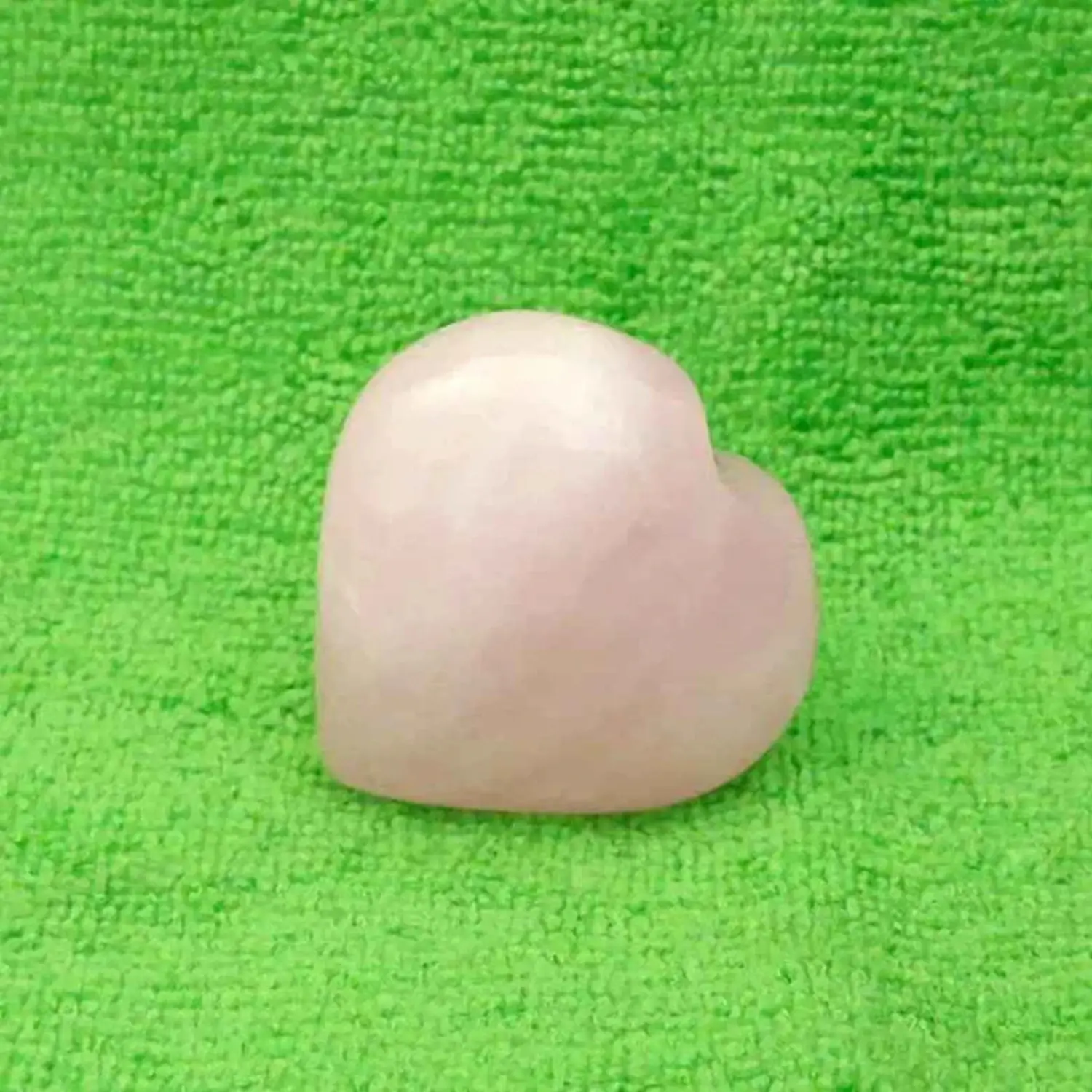 Rose Quartz Healing Crystal Heart Stone - To Grow Luxury - Image 3