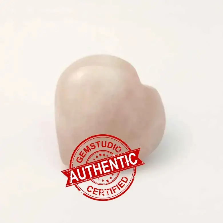 Rose Quartz Healing Crystal Heart Stone - To Grow Luxury - Image 5