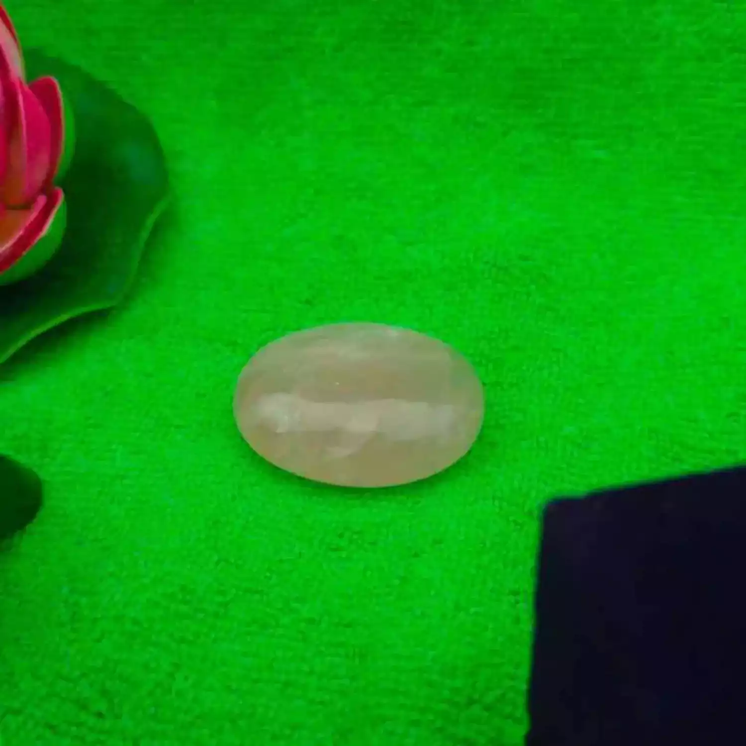 Rose Quartz Healing Crystal Palm Stone - Image 6