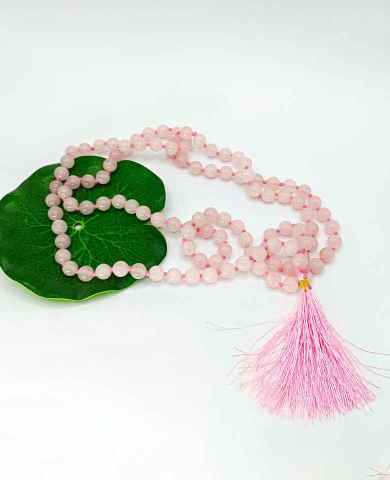 Rose Quartz Mala - To Enhance Beauty & Develop Self-Love - Image 4