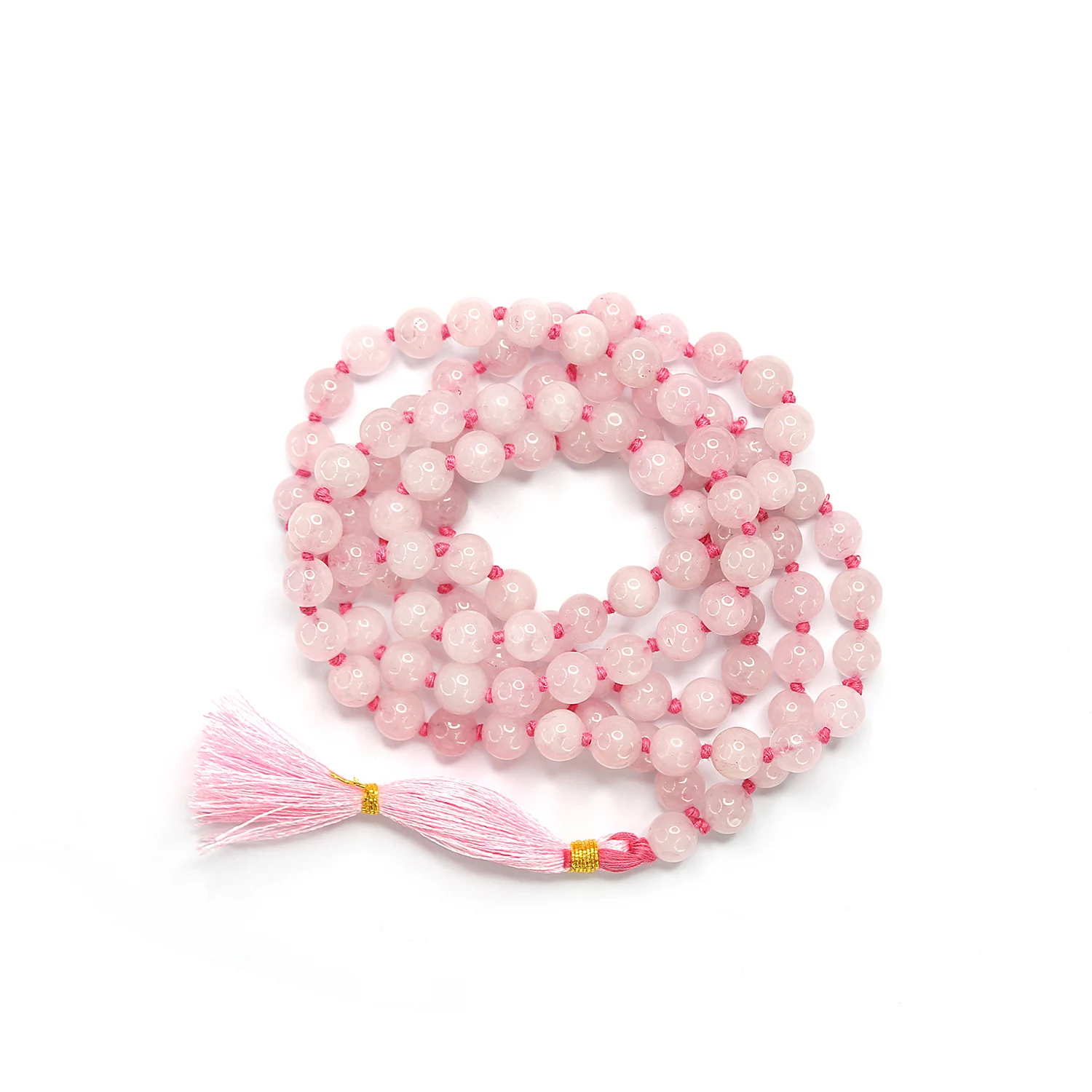 Rose Quartz Mala - To Enhance Beauty & Develop Self-Love - Image 5
