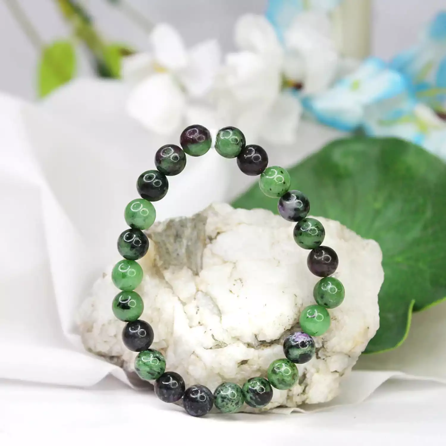 Ruby Zoisite Bracelet - For a Vibrant and Joyful Life - Image 5