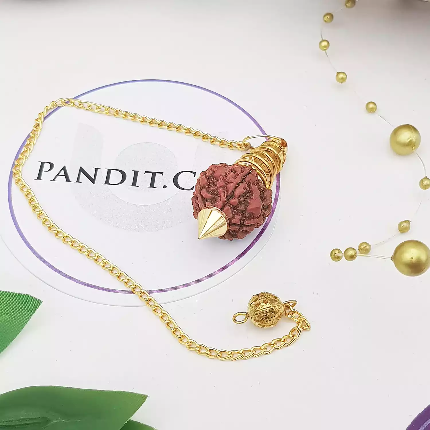 Rudraksha Dowsing Pendulum - For High Vibrations & Detect Evil Energy - Image 3