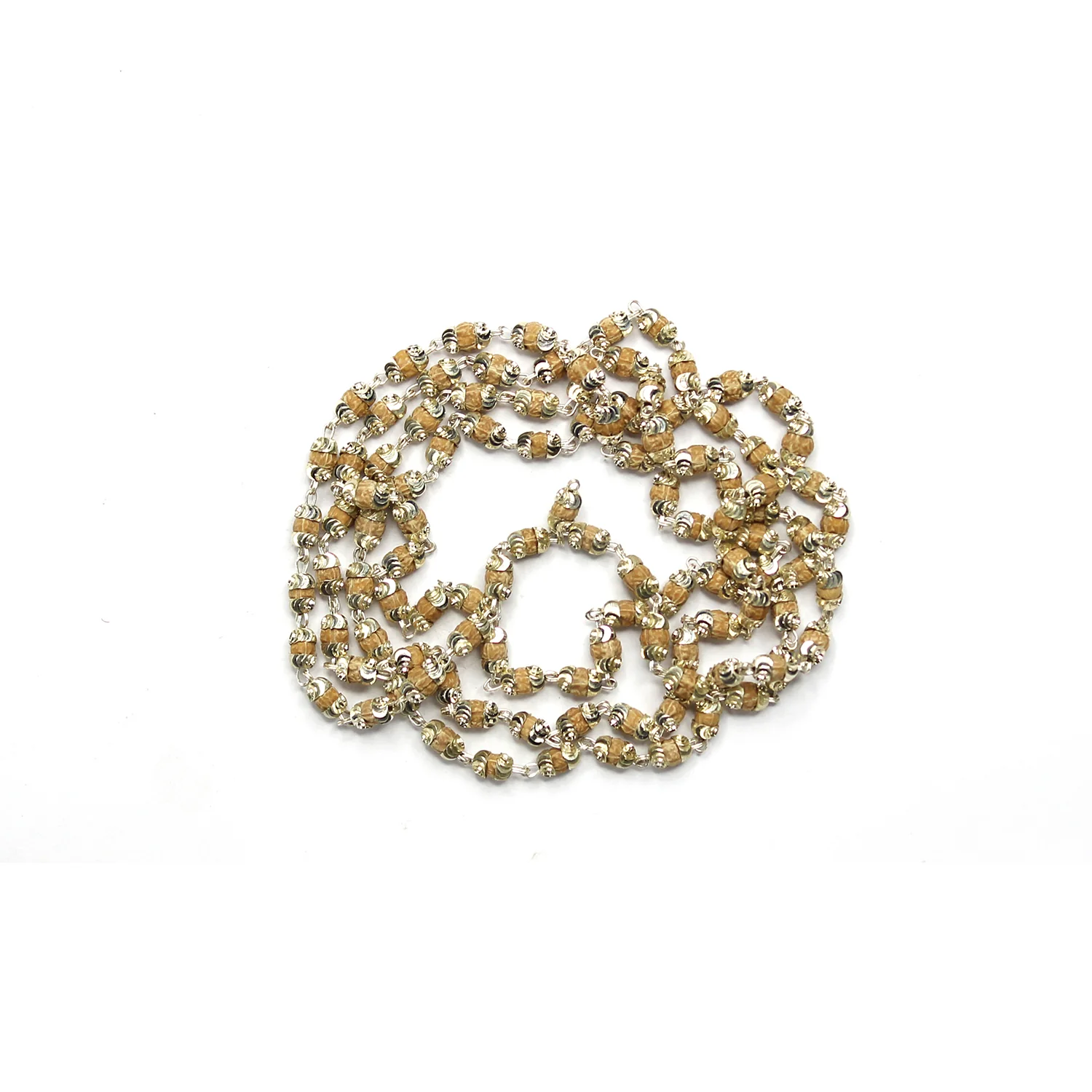 Rudraksha Rudrani Mala with Silver Capping - For Spirituality - Image 7