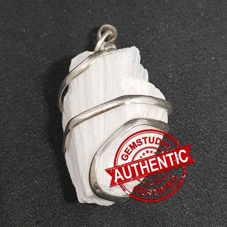 Scolecite Spiral Pendant - Image 5