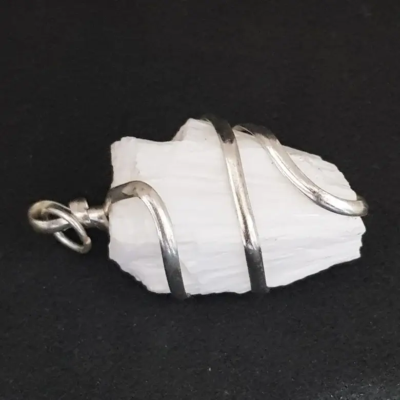 Scolecite Spiral Pendant - Image 6