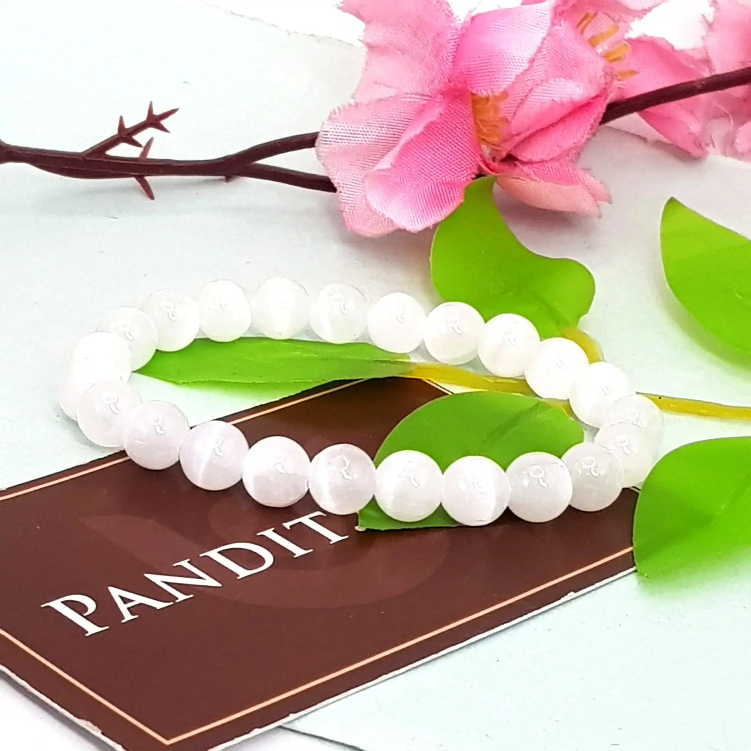 Selenite Bracelet - For Inner Bliss and Mental Clarity