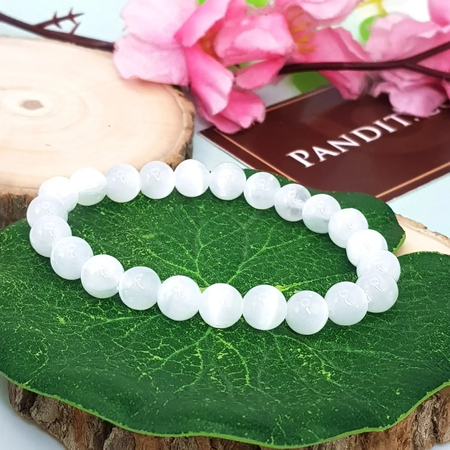Selenite Bracelet - For Inner Bliss and Mental Clarity - Image 2