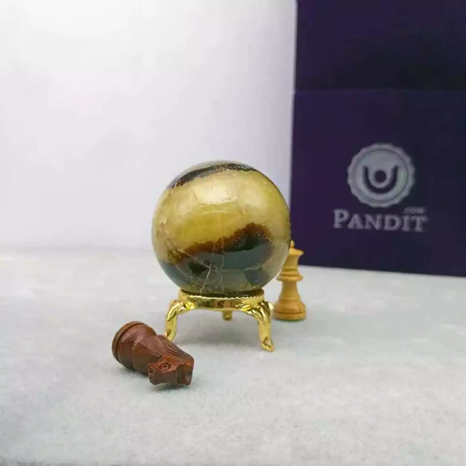 Septarian Crystal Ball - For Public Speaking & Confidence - Image 4