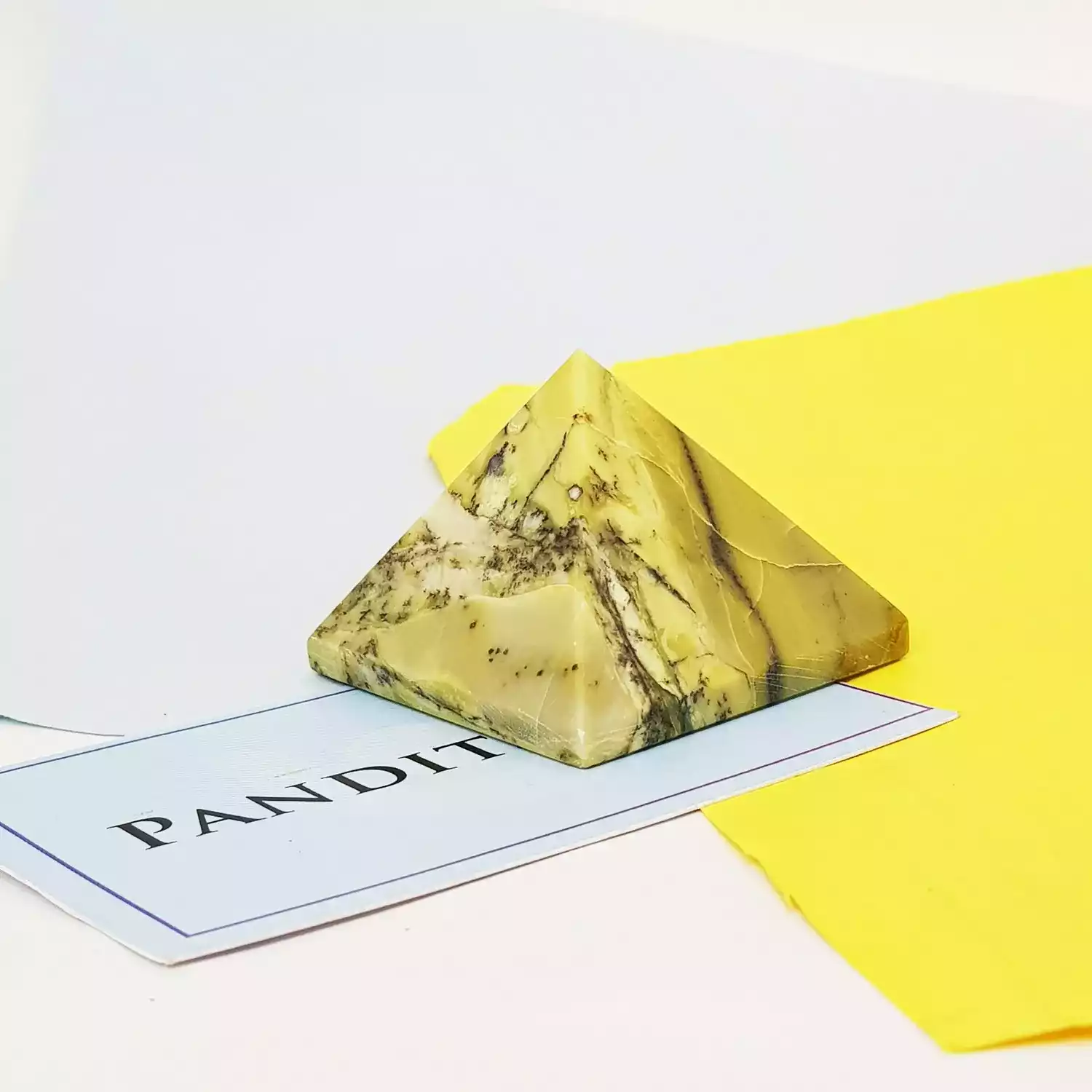 Serpentine Crystal Pyramid - Image 3