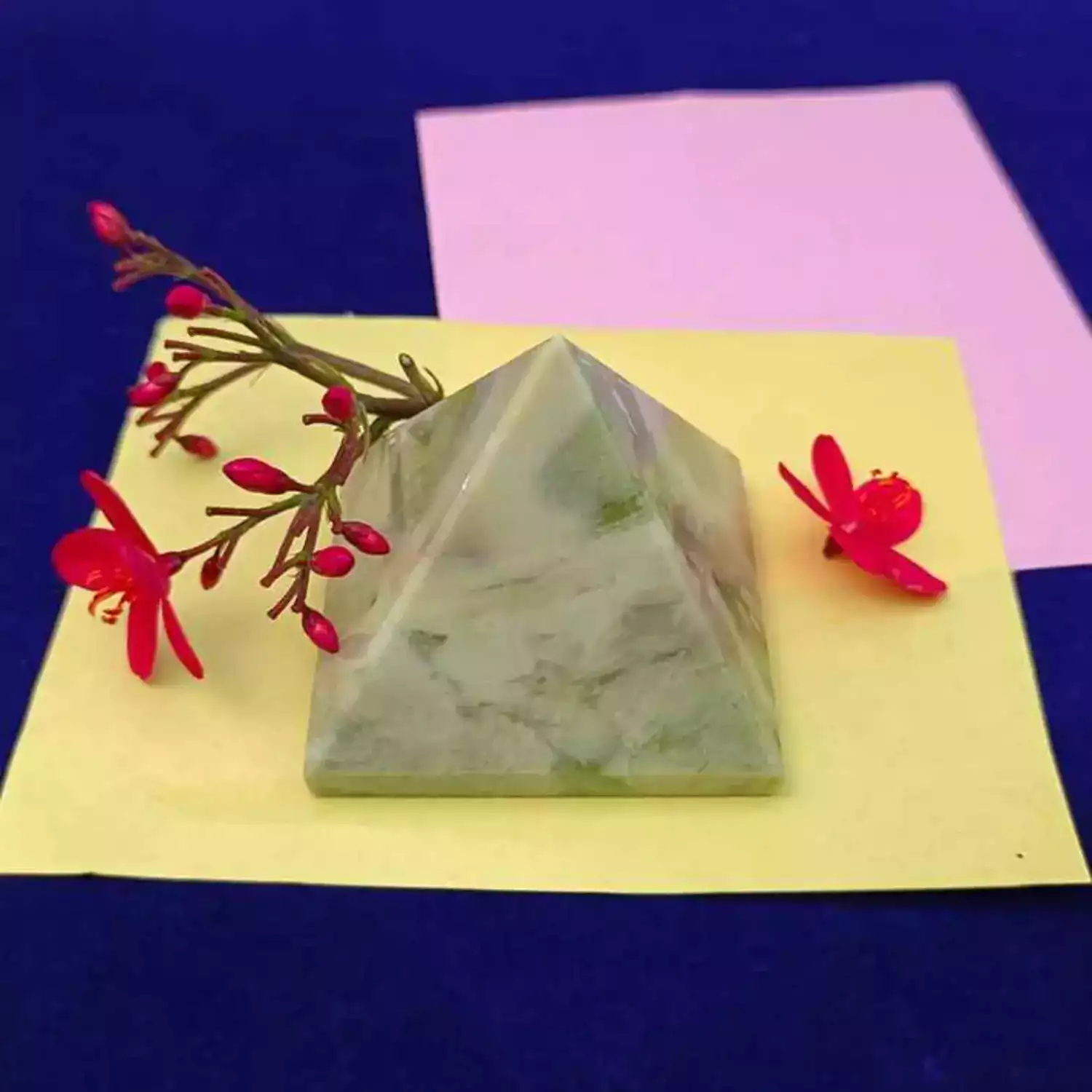 Serpentine Crystal Pyramid - Image 4