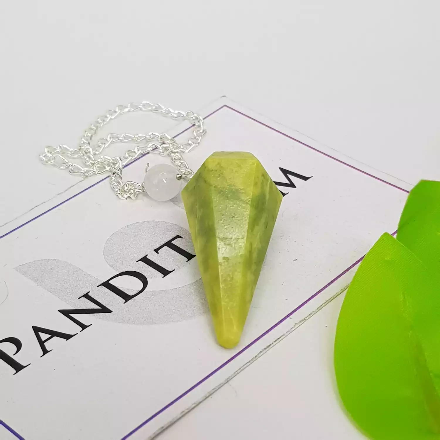 Serpentine Dowsing Pendulum - Image 2
