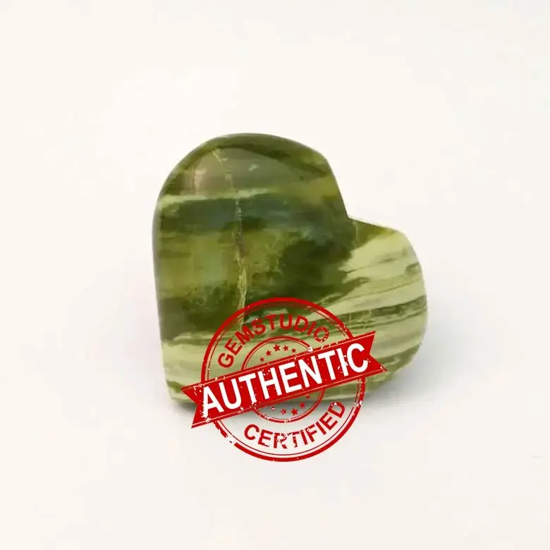 Serpentine Healing Crystal Heart Stone - To Awaken Kundalini - Image 5
