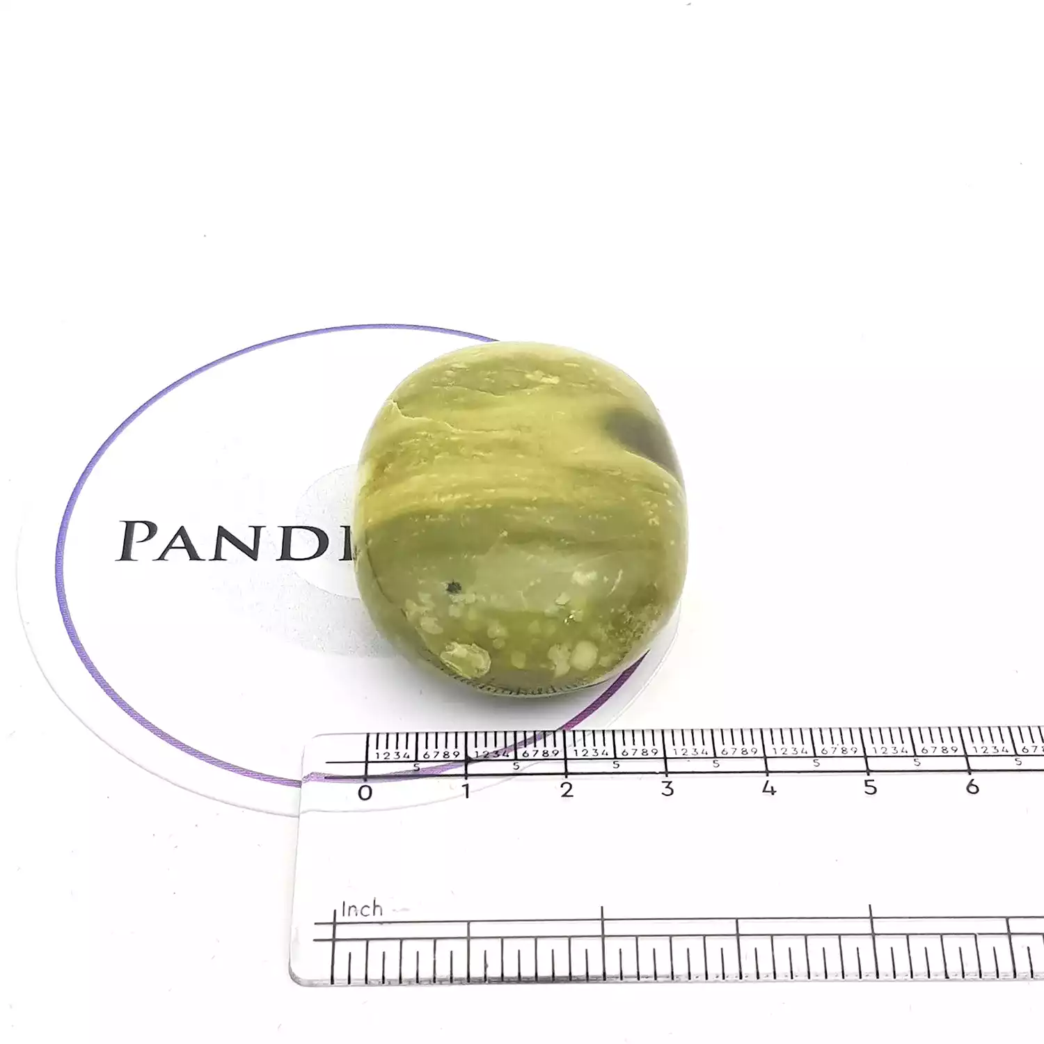 Serpentine Healing Crystal Palm Stone - Image 5