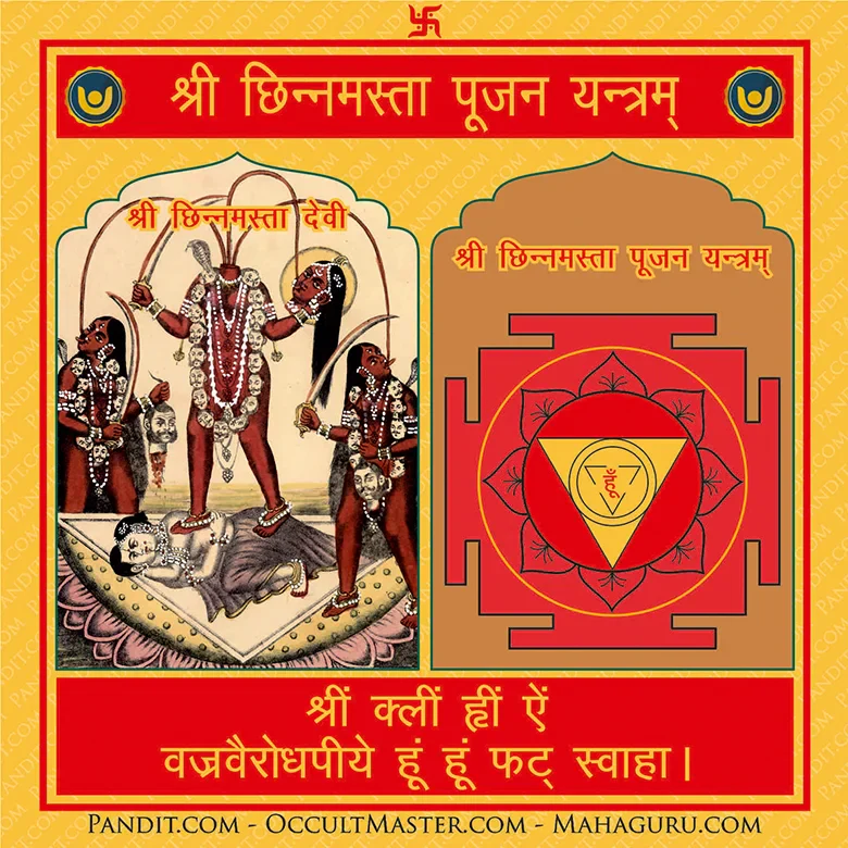 Shri Chinnamasta Pujan Yantra - Image 3