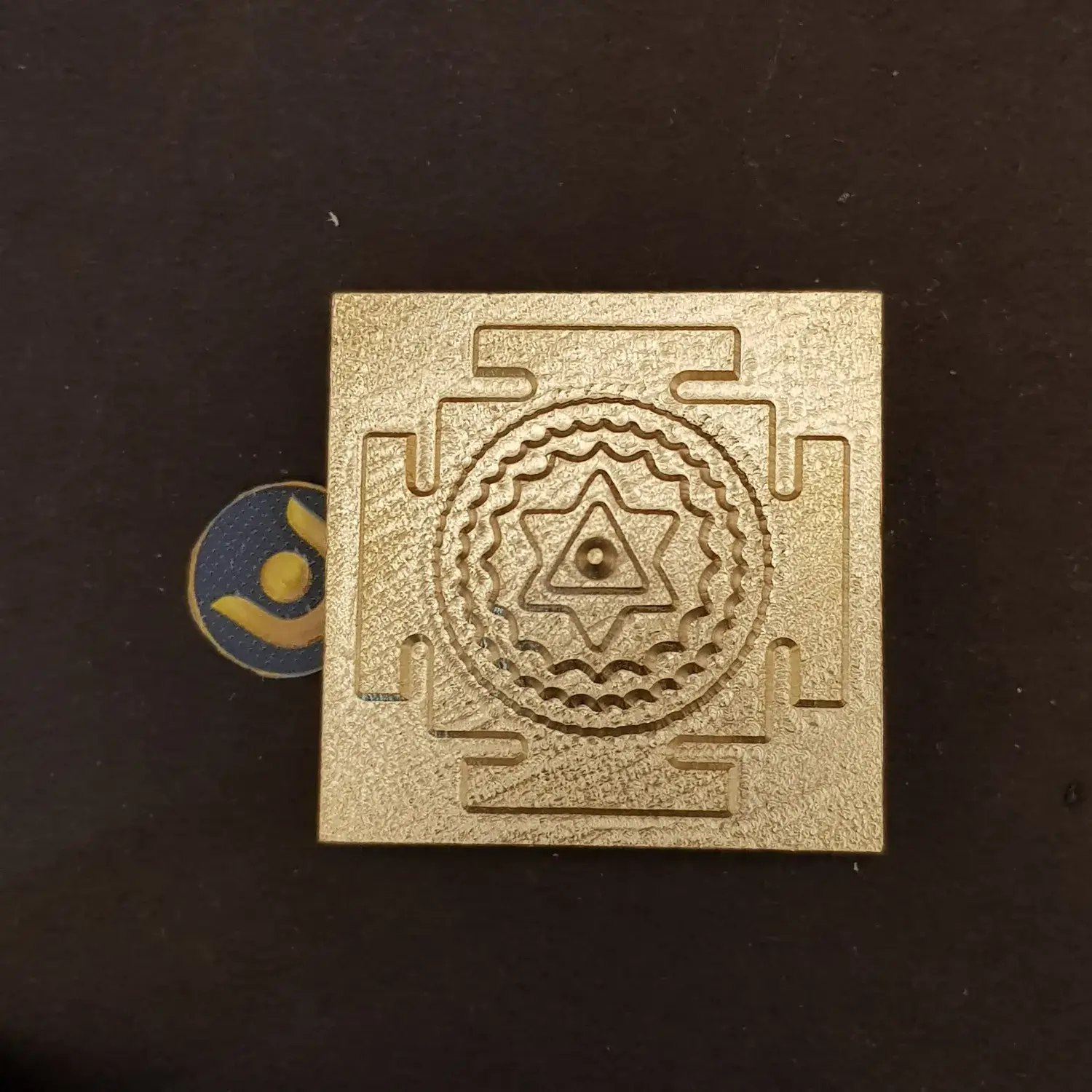 Shri Durga Navarna Brass Yantra - Image 3