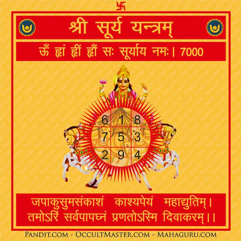 Shri Surya Yantra - Image 3