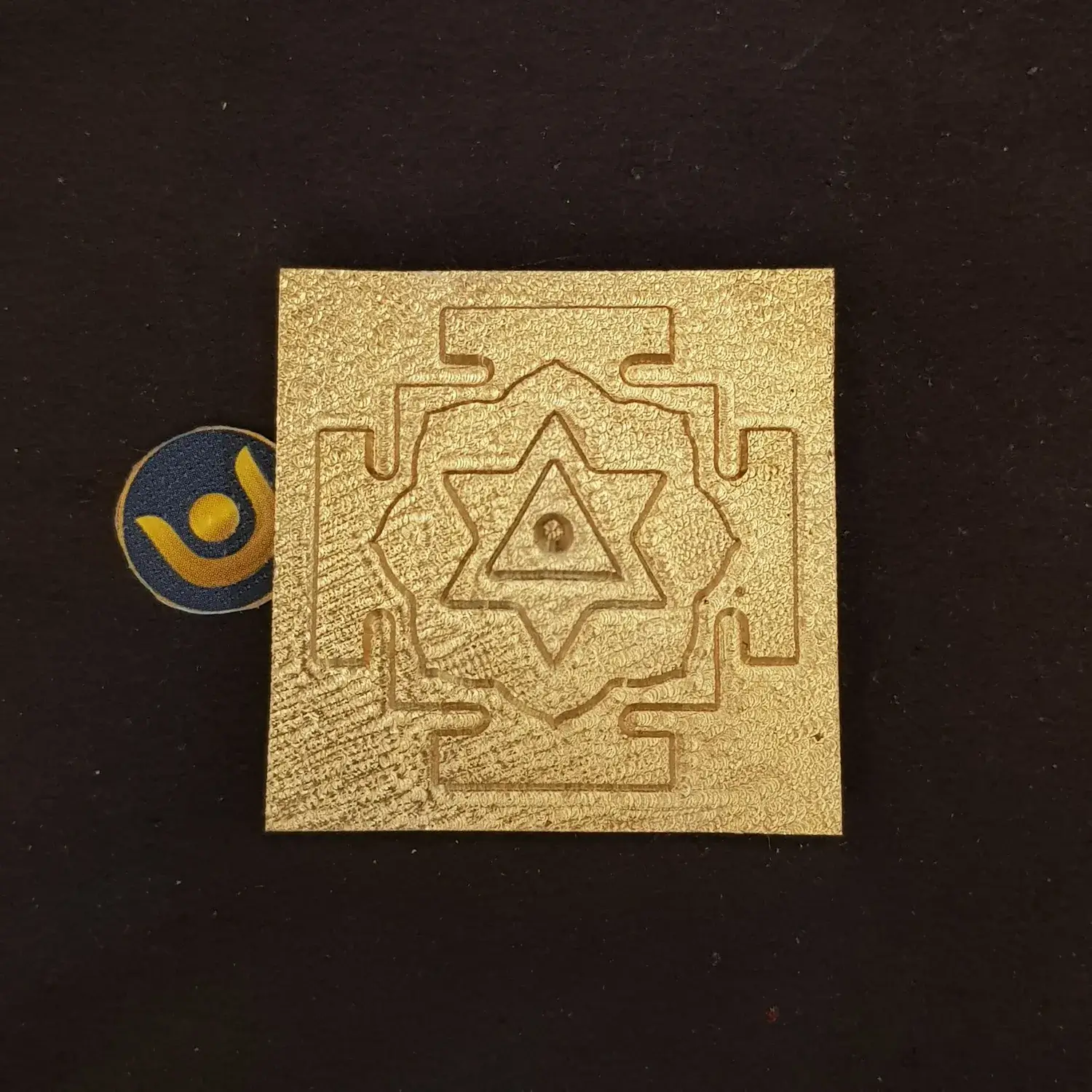 Shri Tara Pujan Brass Yantra - Image 3