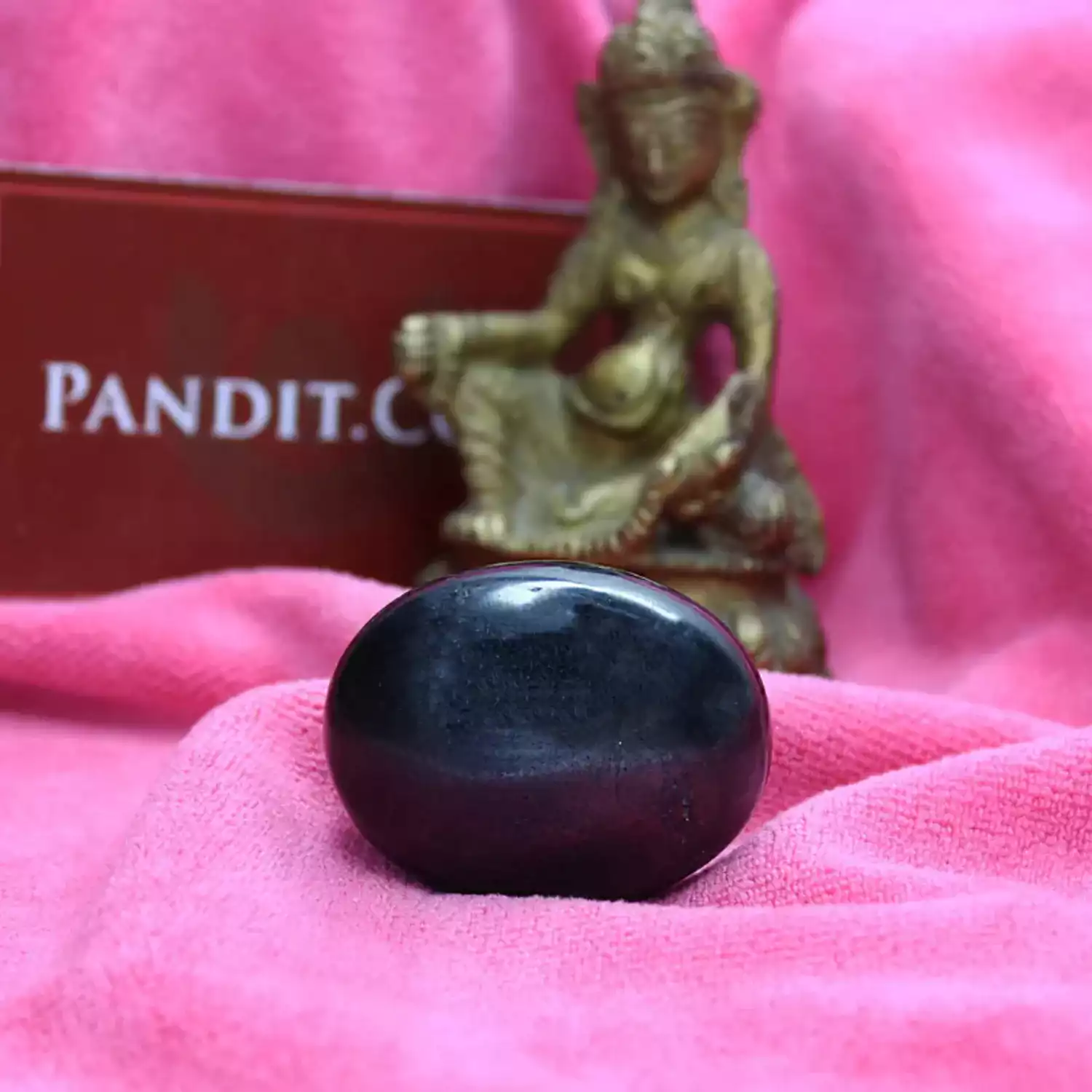Shungite Healing Crystal Palm Stone - Image 2